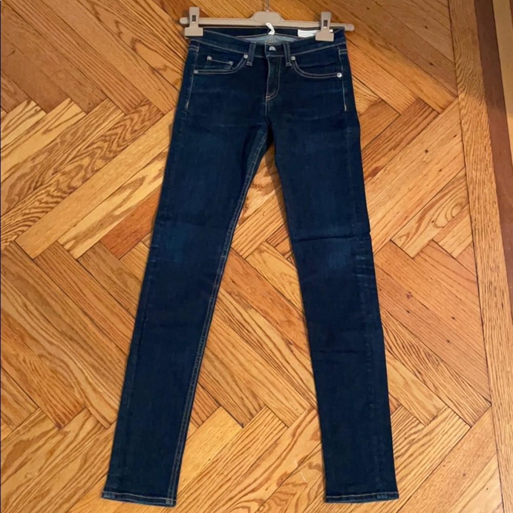 Rag and bone high rise skinny jeans